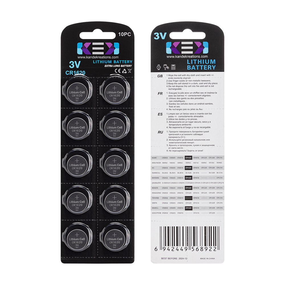 1620 Gloving Batteries  CR1620 Batteries for Flow Toys– Throwlights